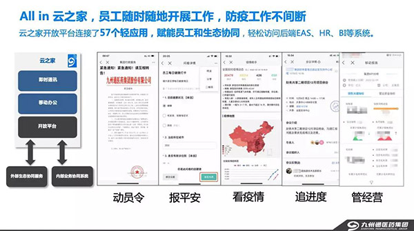 封城之下，云之家助力九州通3萬(wàn)員工高效協(xié)同
